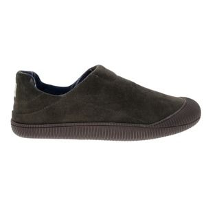 Staheekum Mens Size 11 Olive Green Suede Slip On Shoes Plaid Lined Loafers